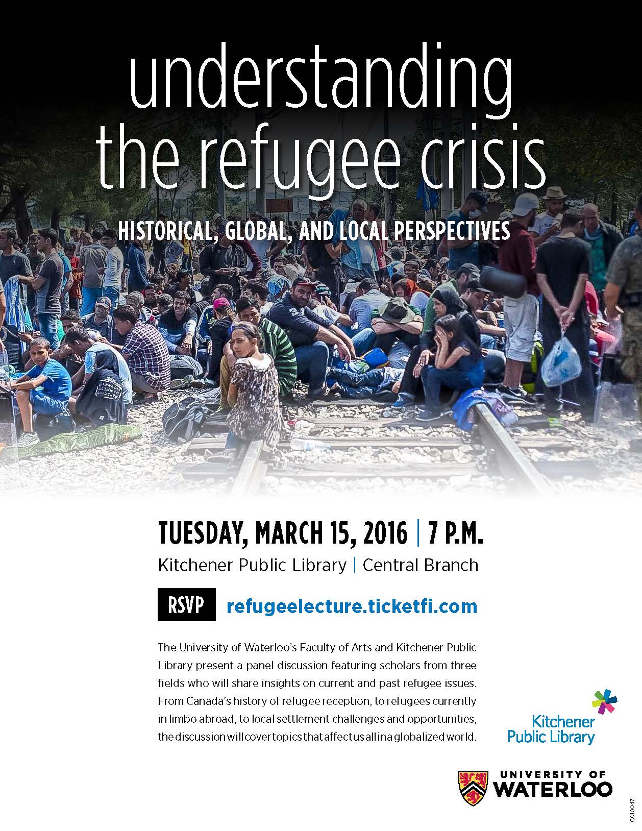 Event poster (Understanding the refugee crisis)