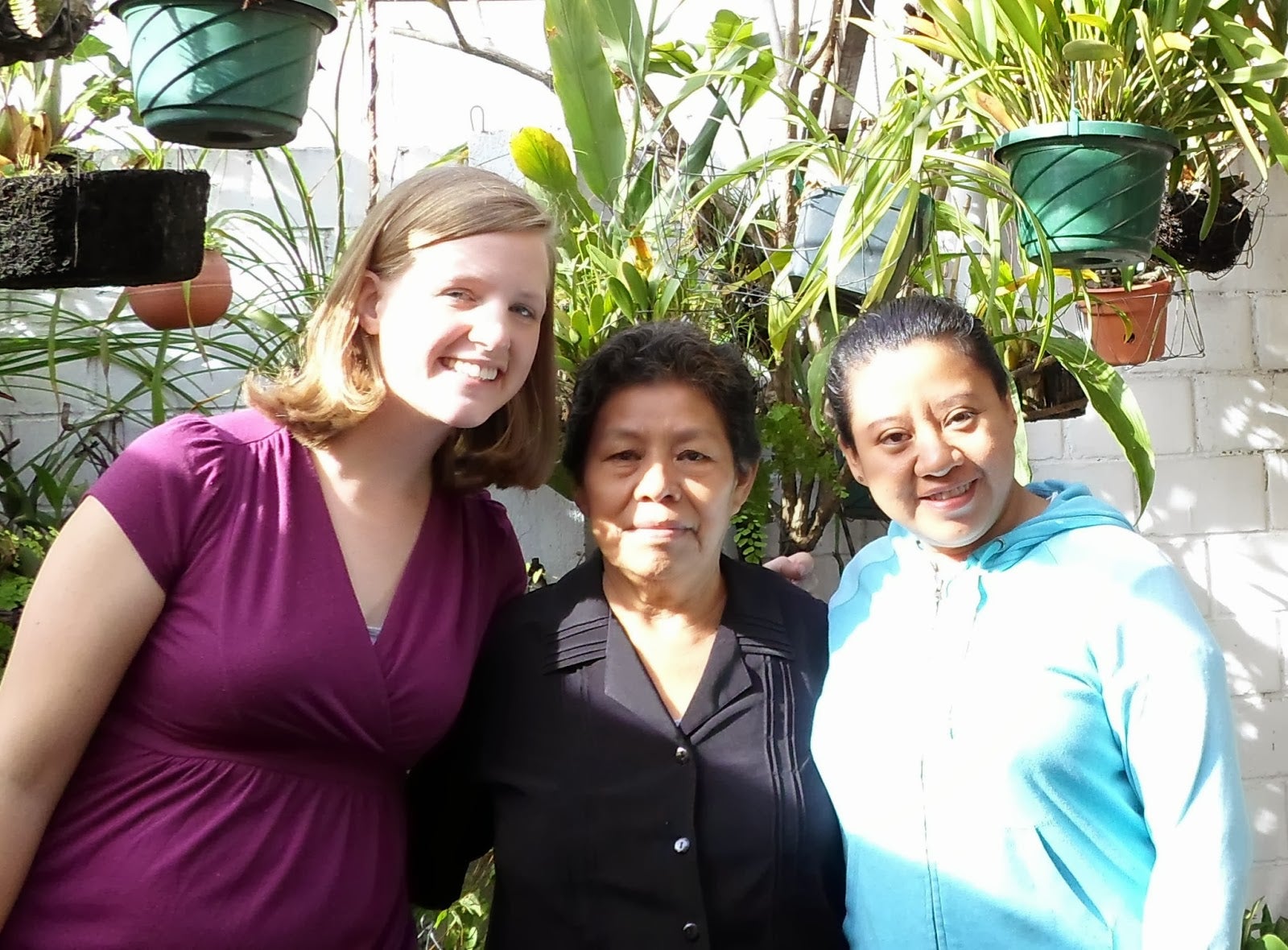 Rebekah with her Guatemalan family