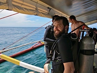 Eric Scuba diving
