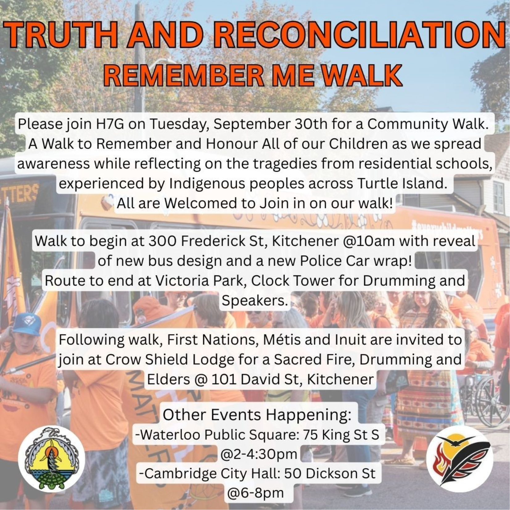 orange shirt day walk