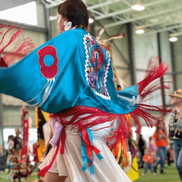 Pow wow dancer