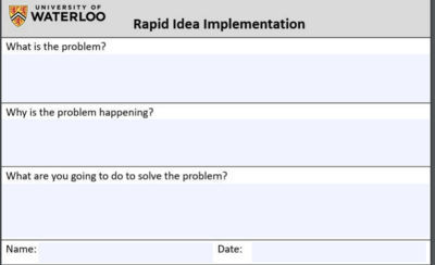 Rapid Idea planner