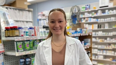 Sarah Blythe in Mattawa Pharmacy