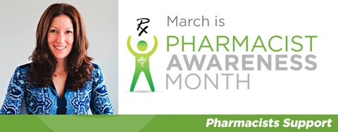 Denise Kreutzwiser smiling. March is Pharmacist Awareness Month. Pharmacists Support.