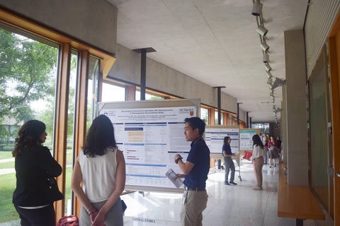 The Residency Research Night happening at the School of Pharmacy hallway.