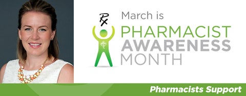 Heather Foley smiling. March is Pharmacist Awareness Month. Pharmacists Support.
