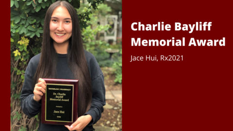 Charlie Bayliff Memorial Award recipient Jace Hui