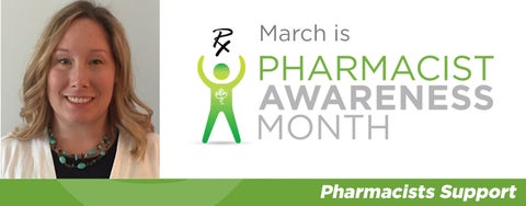 Lindsay Bennet smiling. March is Pharmacist Awareness Month. Pharmacists Support.