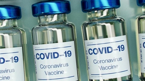 Vials of Covid-19 vaccine.