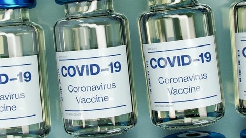 Vials of COVID-19 vaccine