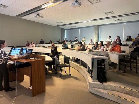 Research Day keynote and audience