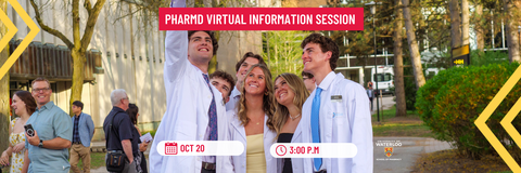 PharmD students smiling in white coats