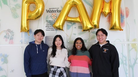 Sean Park, Lindsay Zhao, Chiquitah Paul and Jason Tsang