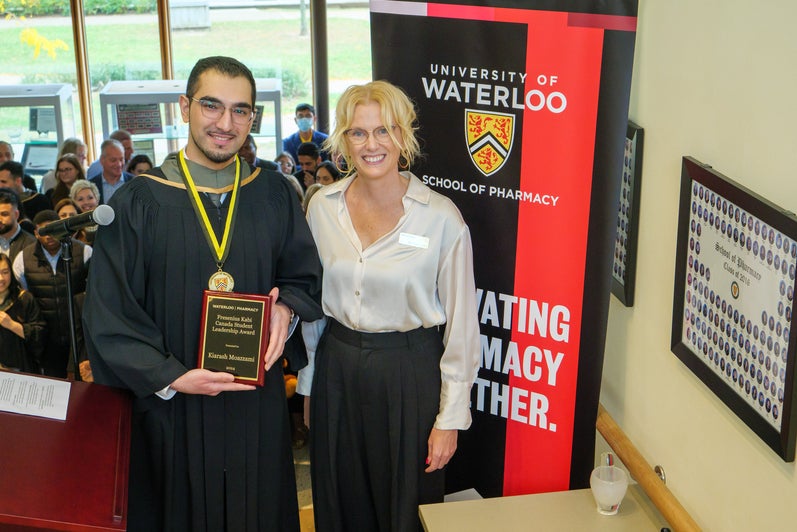 Kia Moazzami and Andrea Edginton