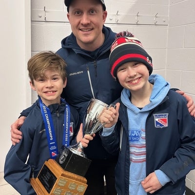 Michael Collins and his children