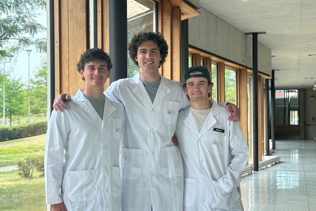 Jimmy Blanchard, Harrison Wilson and Noah Garbutt