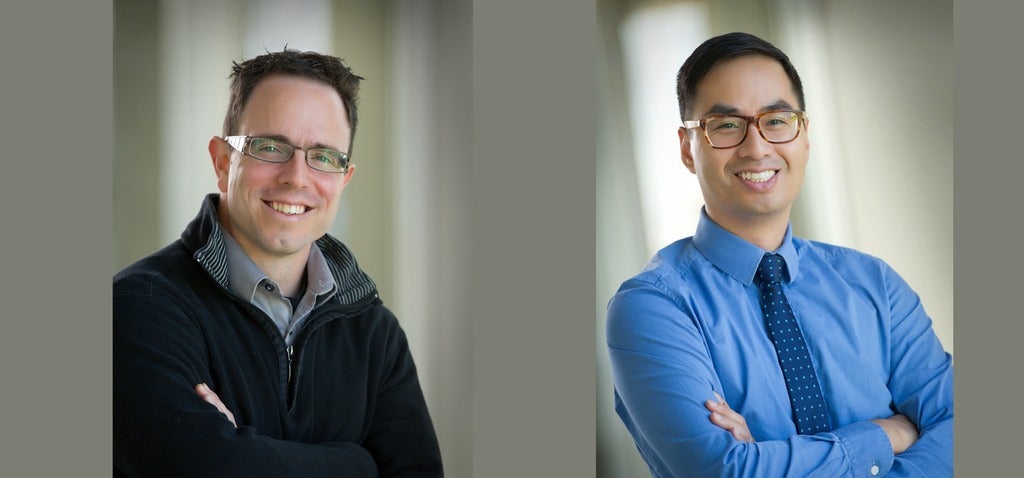 JM and Emmanuel smiling