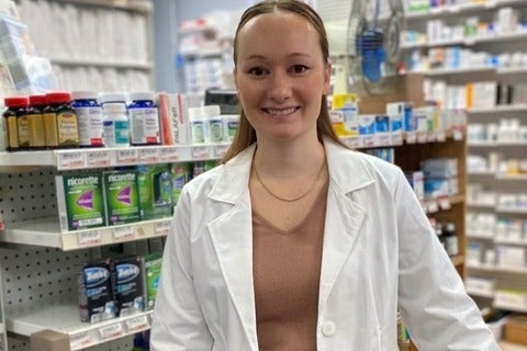 Sarah Blythe in Mattawa Pharmacy