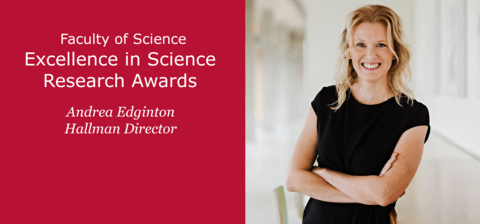 Faculty of Science Excellence in Science  Research Awards Andrea Edginton Hallman Director