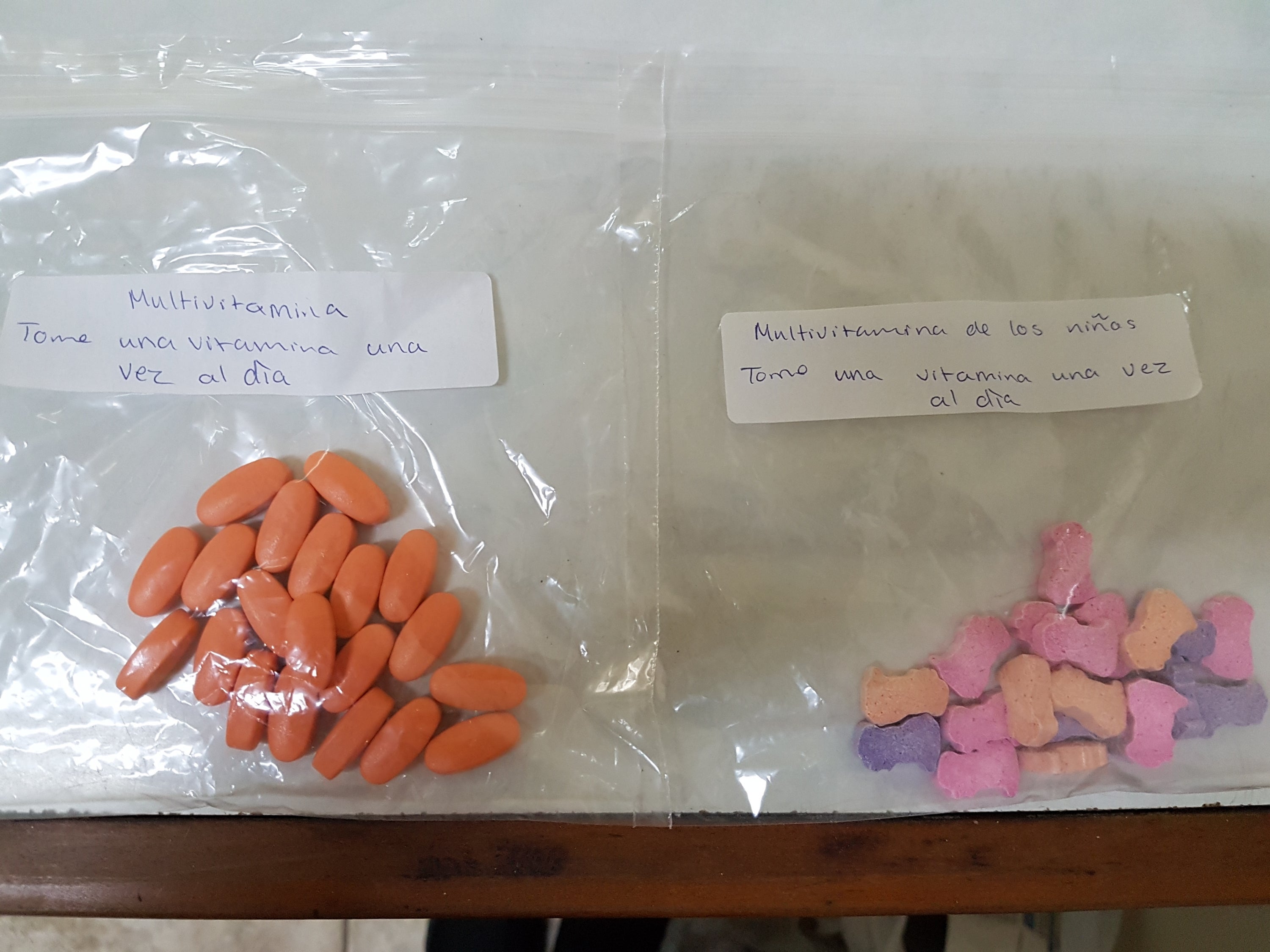 Bags of medication