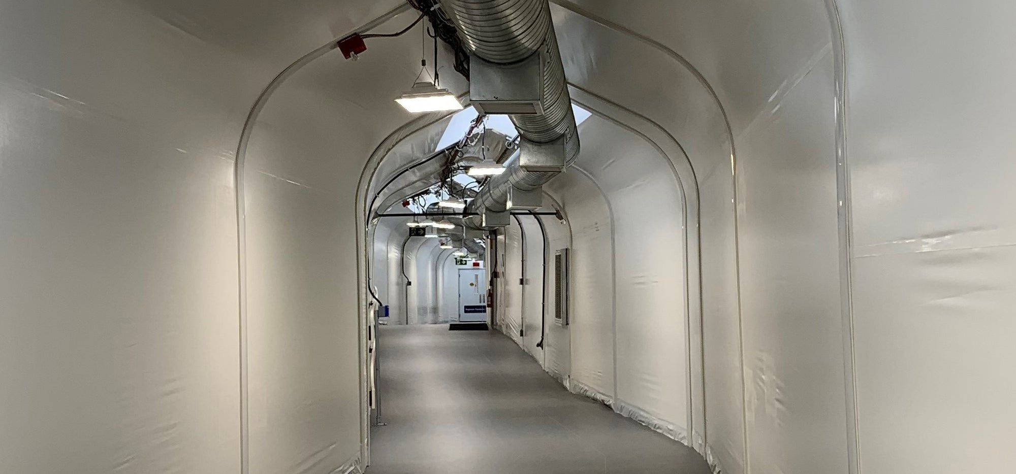 Tunnel to pandemic response unit