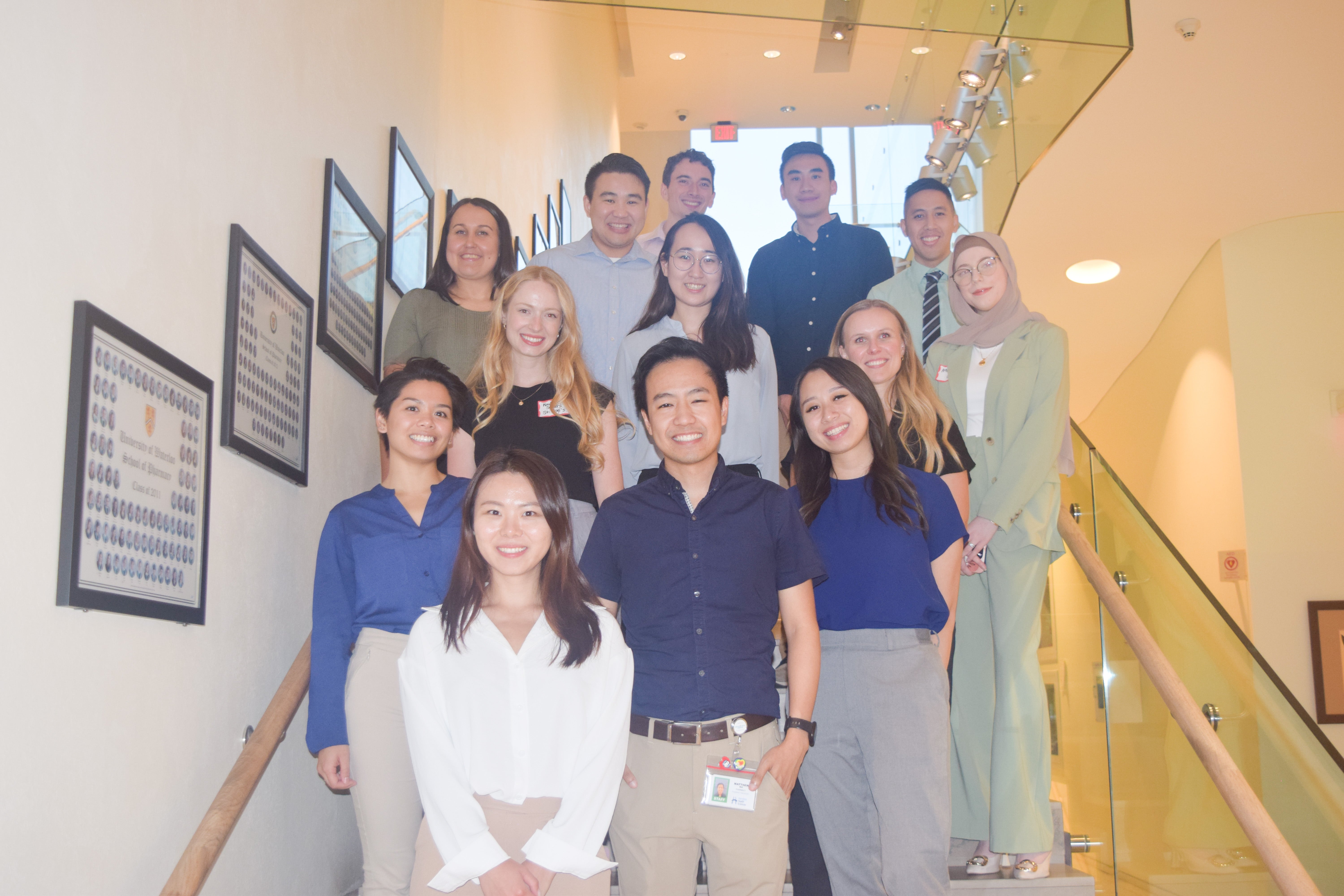 This year's residents posing for a photo at the School of Pharmacy.