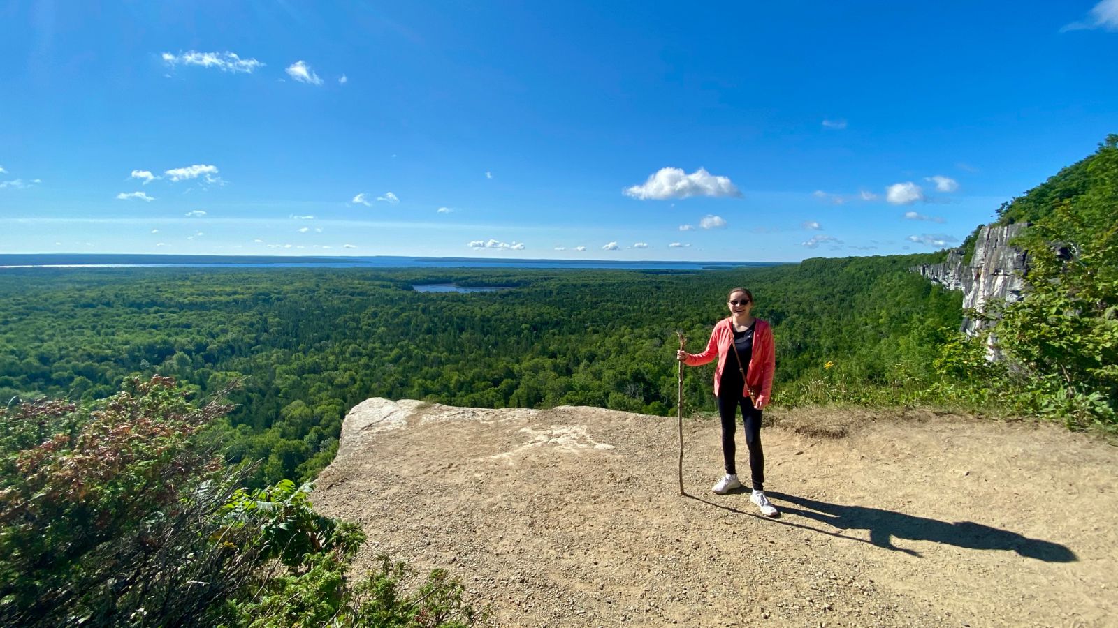 Lauren Dayes on the Cup and Saucer Trail on Manitoulin Island