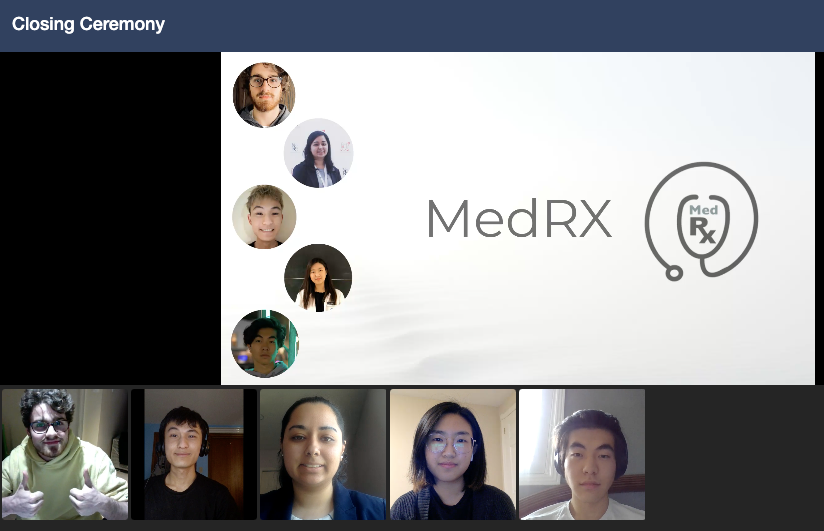 MedRex logo and team member faces smiling