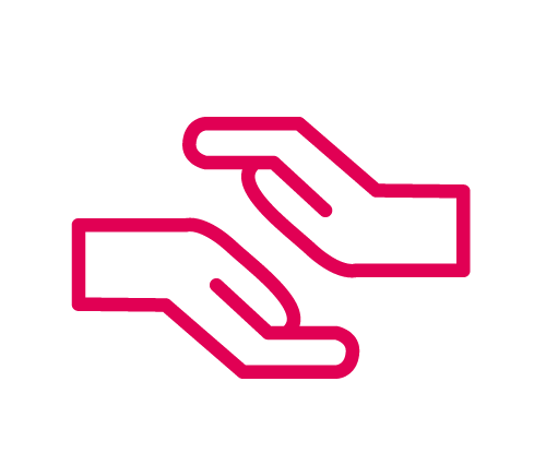 red outreach symbol