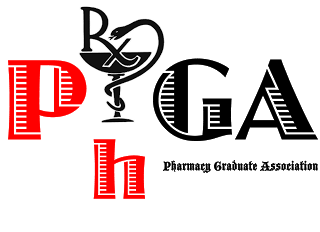 Pharmacy Grad Association logo which reads "PHGA, Pharmacy Graduate Association"