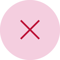 red circle with an x