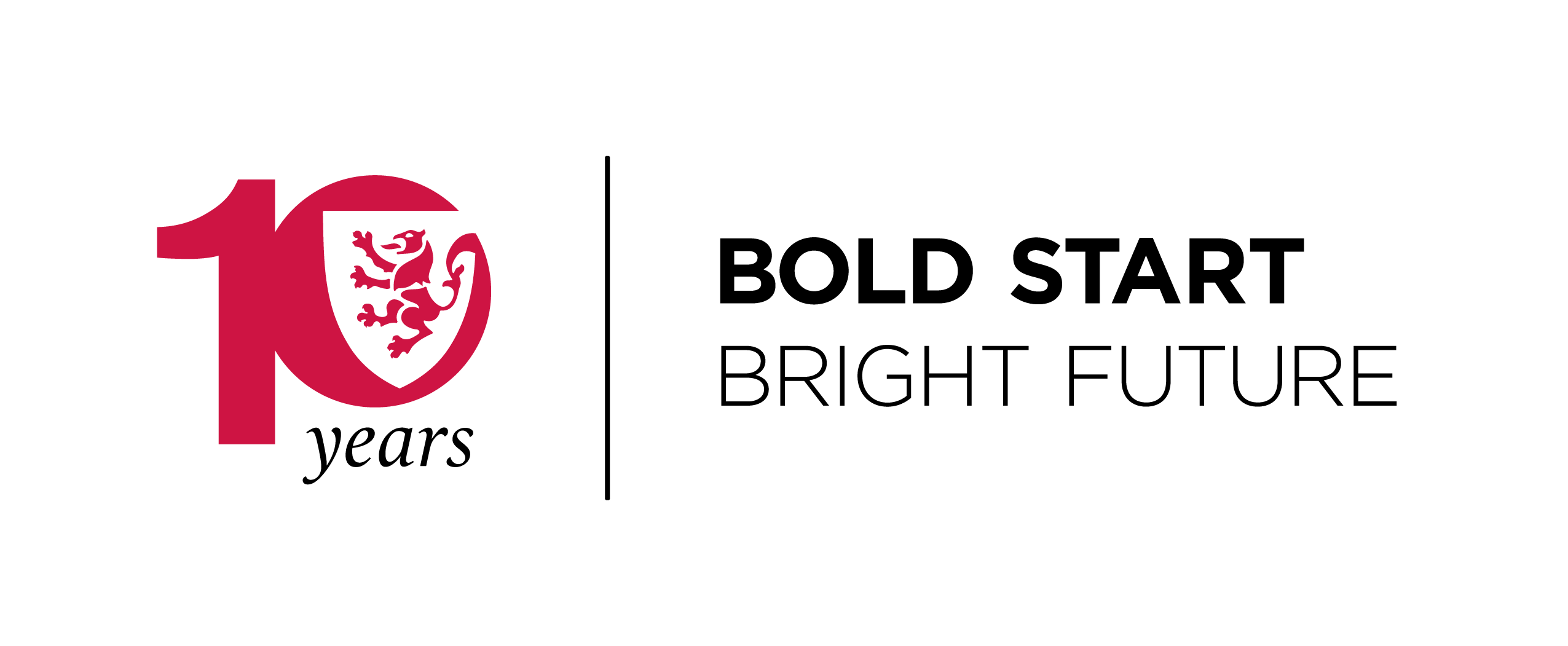 Bold start bright future slogan