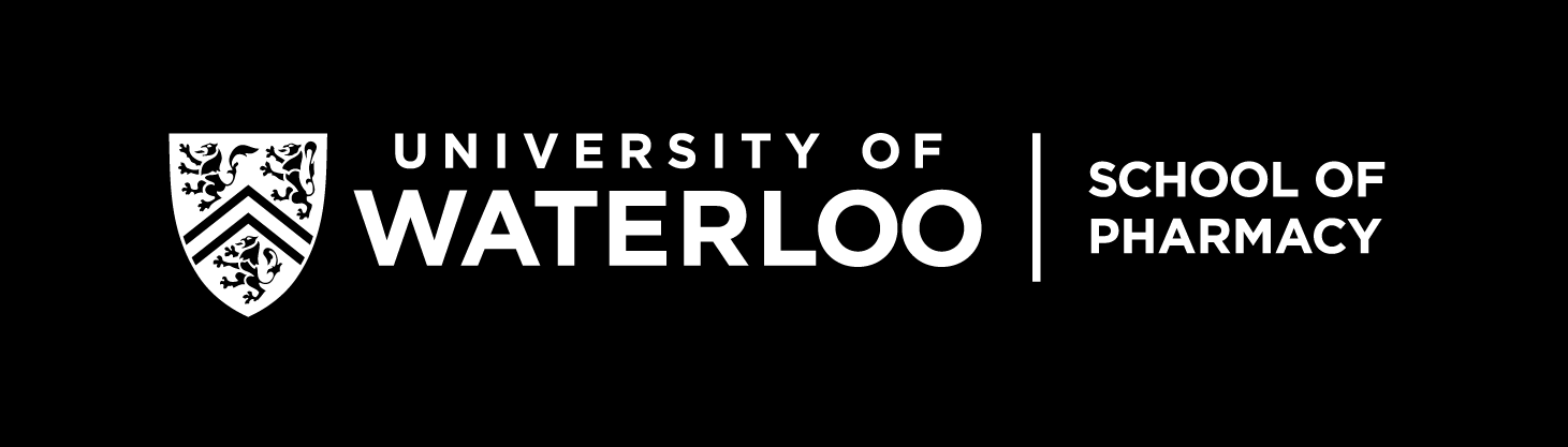 University of Waterloo School of Pharmacy with shield
