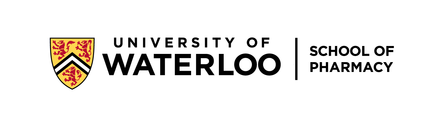 University of Waterloo School of Pharmacy with shield