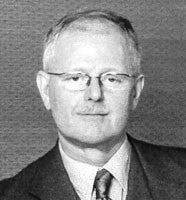 black and white photo of Bob Ewen
