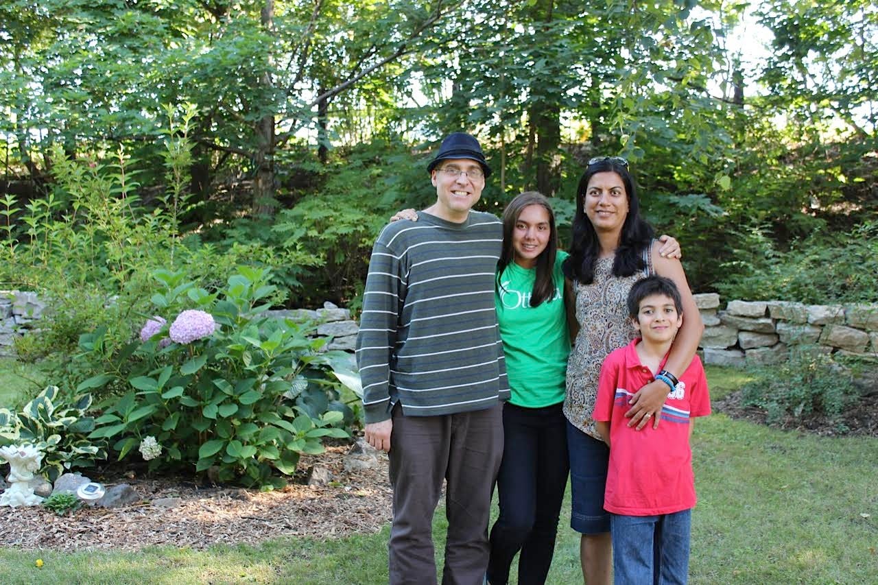 Poonam and Jason with family