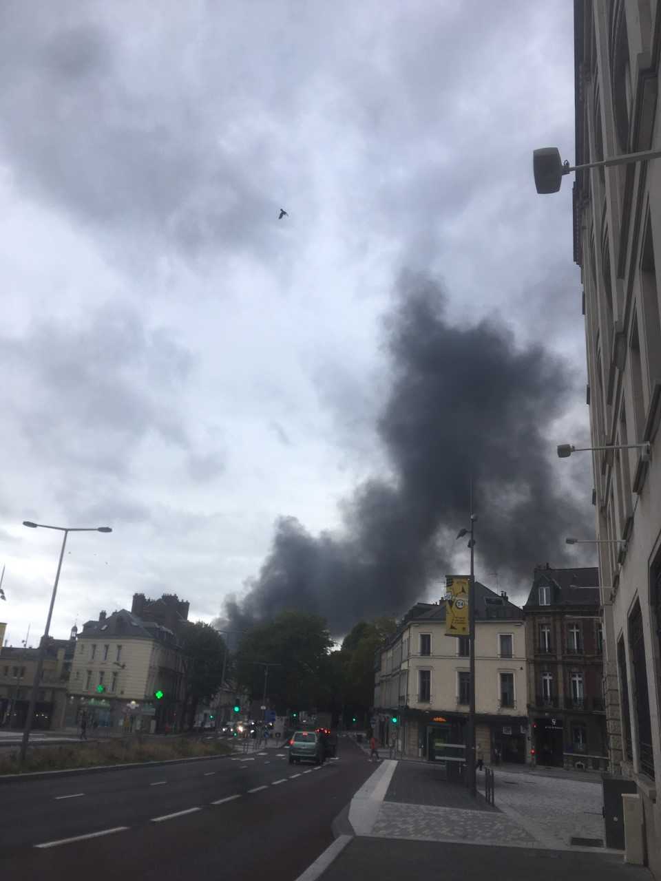 The Lubrizol fire, as it happened in Rouen