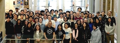 Group of students in MNS program