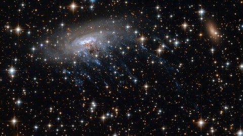 A view into deep space through a high definition telescope.