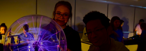 Participants in the Physics Lab