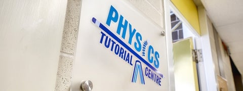 Acrylic sign with Physics Tutorial Centre Logo