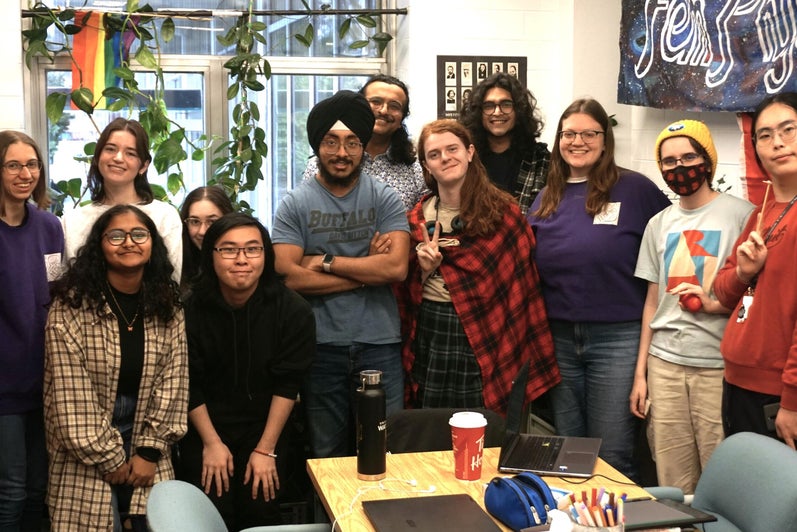 FemPhys Members in club room