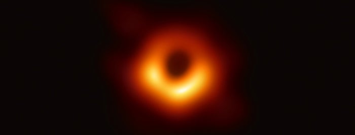 First image of a black hole as seen from EHT