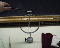 Photograph of a braun electroscope