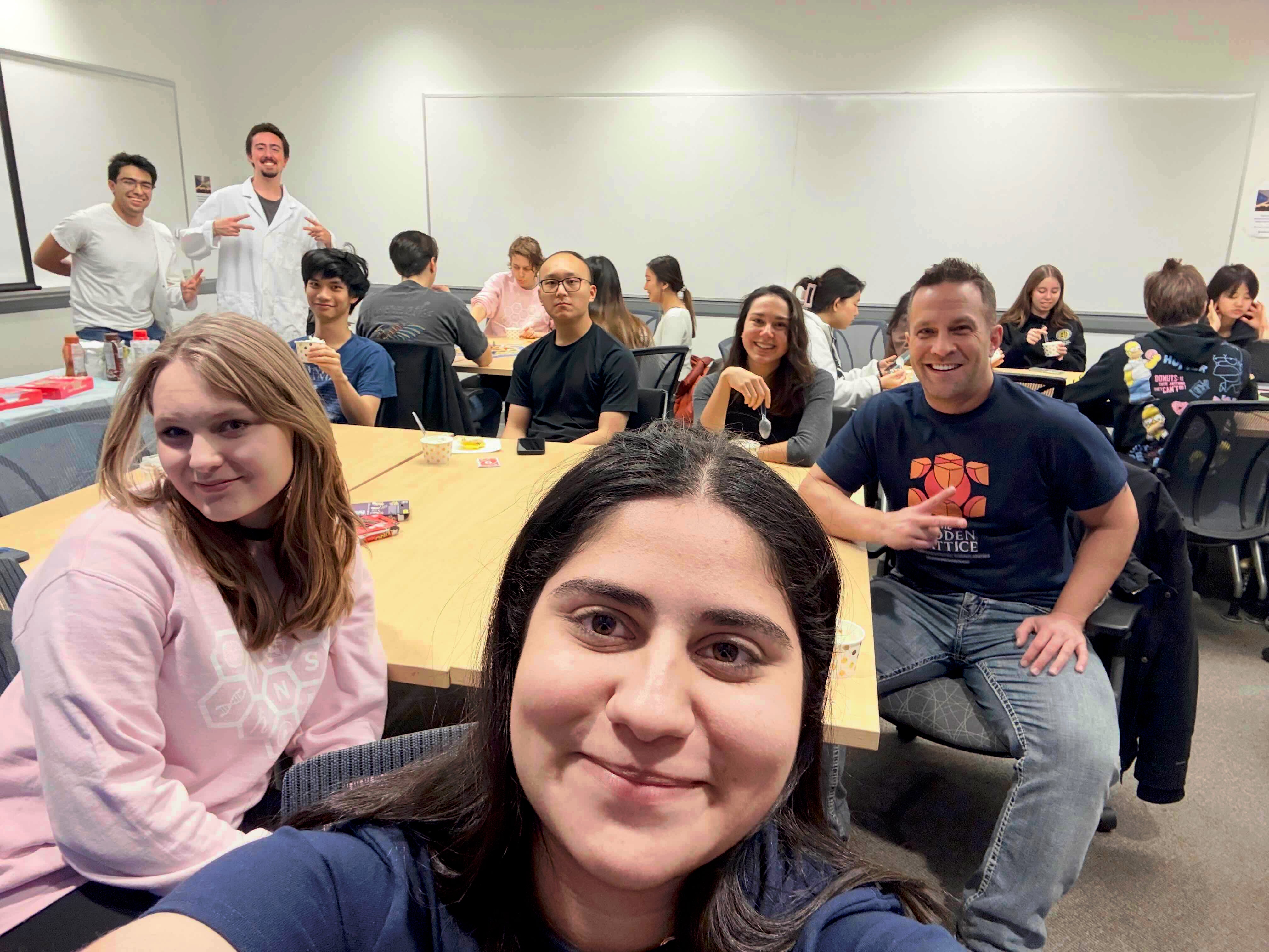 Games night with MNS members.