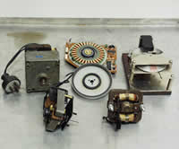 Photograph of phase-shift motors