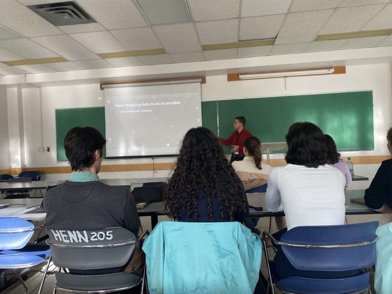 A speaker at the CUPC
