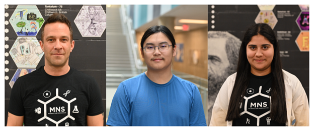 Rick Marta and members of the MNS Club