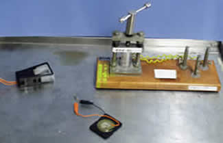 Photograph of piezoelectricity