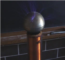 Photograph of a Tesla coil